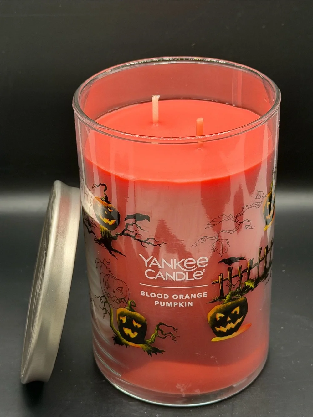 Yankee Candle Blood Orange Pumpkin Large Tumbler Candle - 20 OZ Orange Red